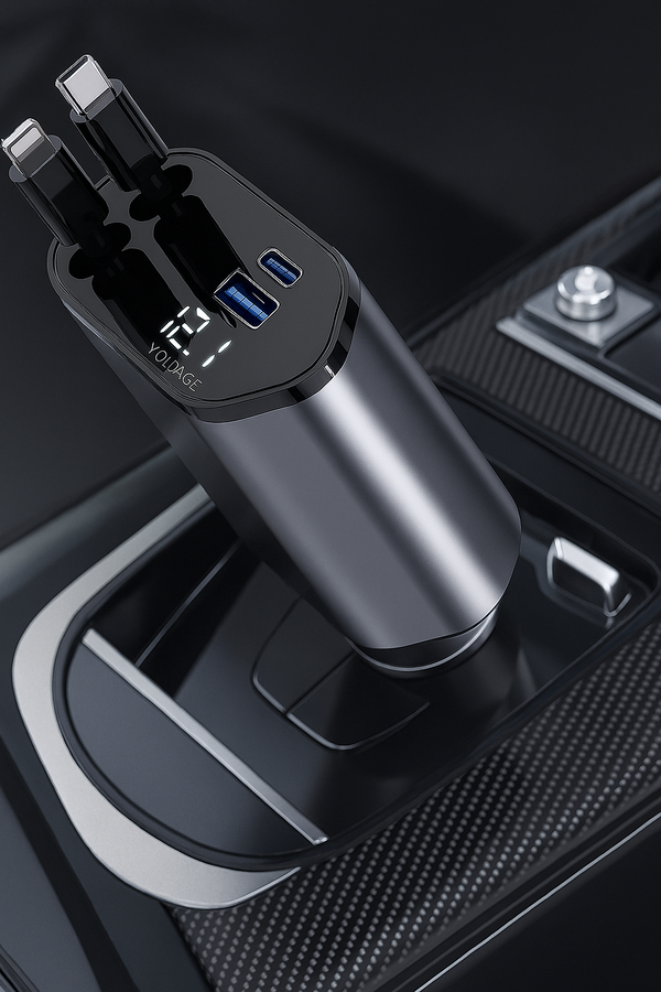 VoltEdge – Caricabatteria Auto Ultra Veloce 4 in 1